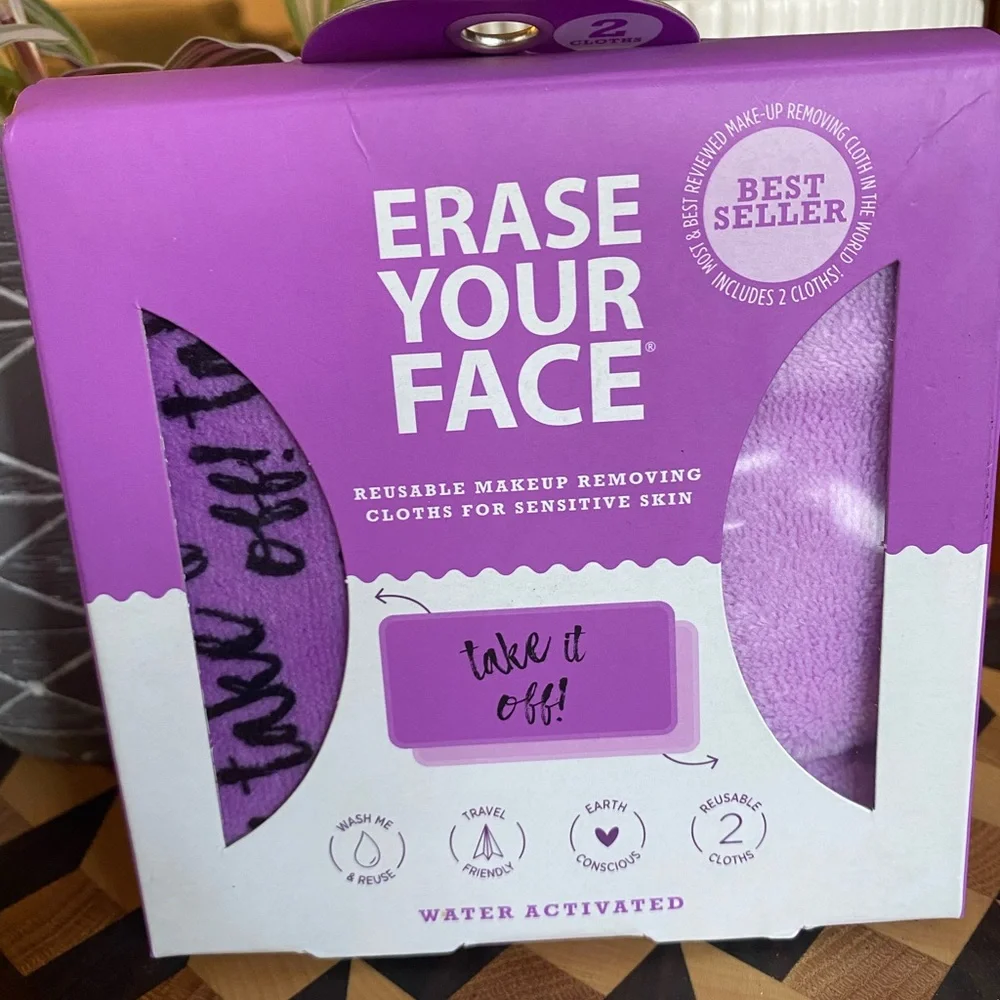 Erase Your Face by danielle creations | 2 Cloths In Box | New in Box